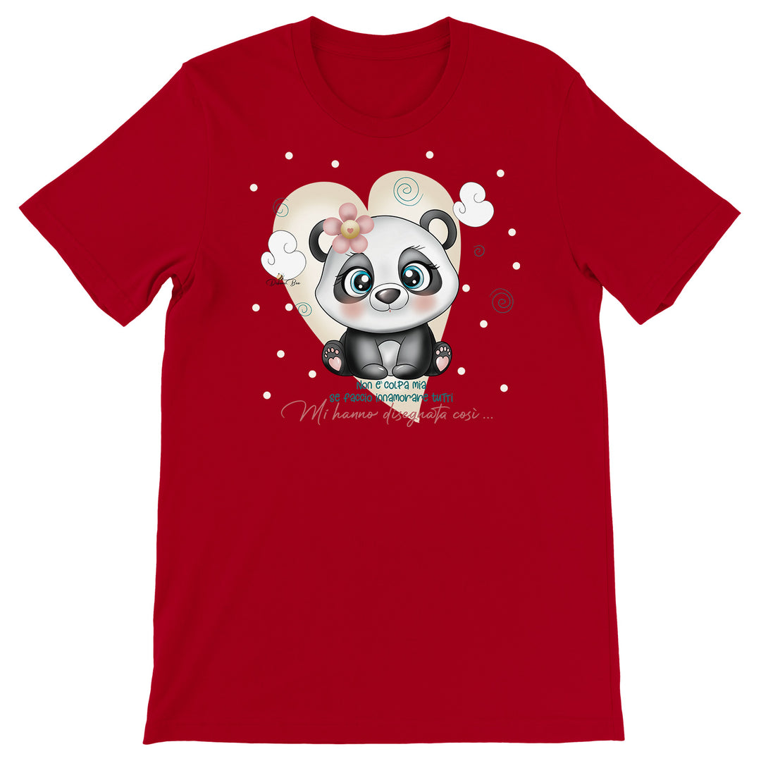 Maglietta Disegnata così dell'album Cinci di Debora Bee, T-Shirt uomo donna e bambino a maniche corte in cotone con girocollo