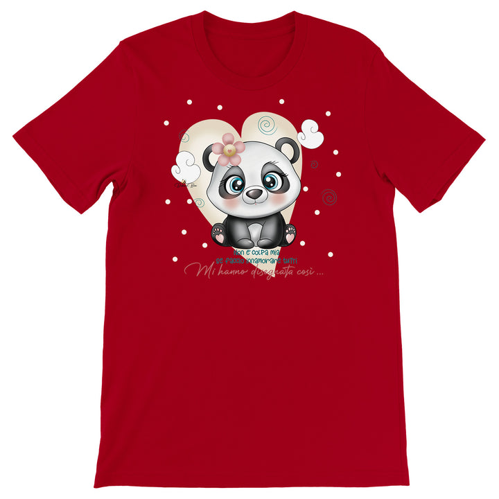 Maglietta Disegnata così dell'album Cinci di Debora Bee, T-Shirt uomo donna e bambino a maniche corte in cotone con girocollo