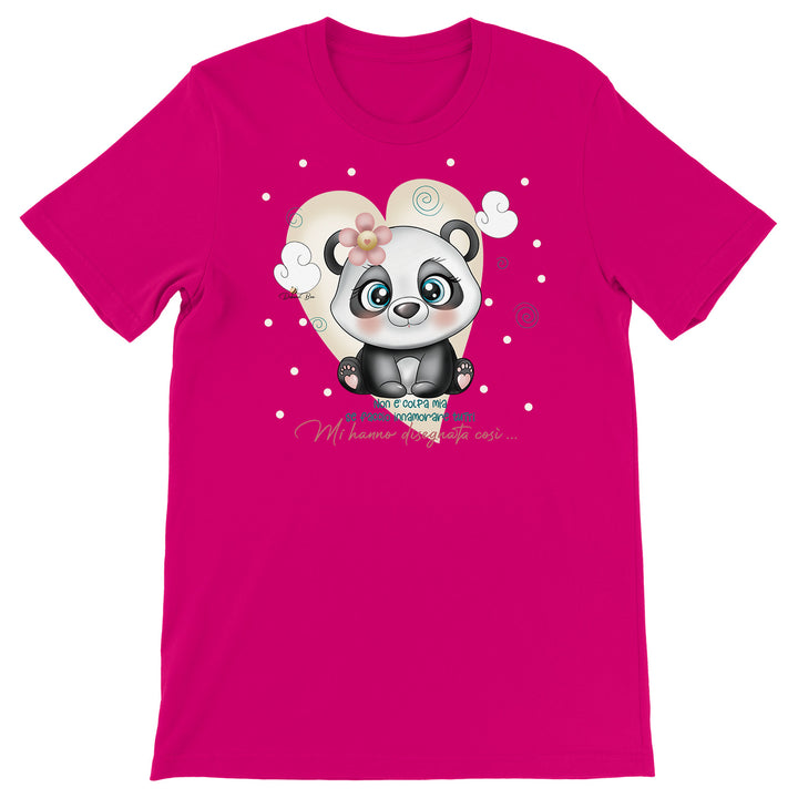 Maglietta Disegnata così dell'album Cinci di Debora Bee, T-Shirt uomo donna e bambino a maniche corte in cotone con girocollo