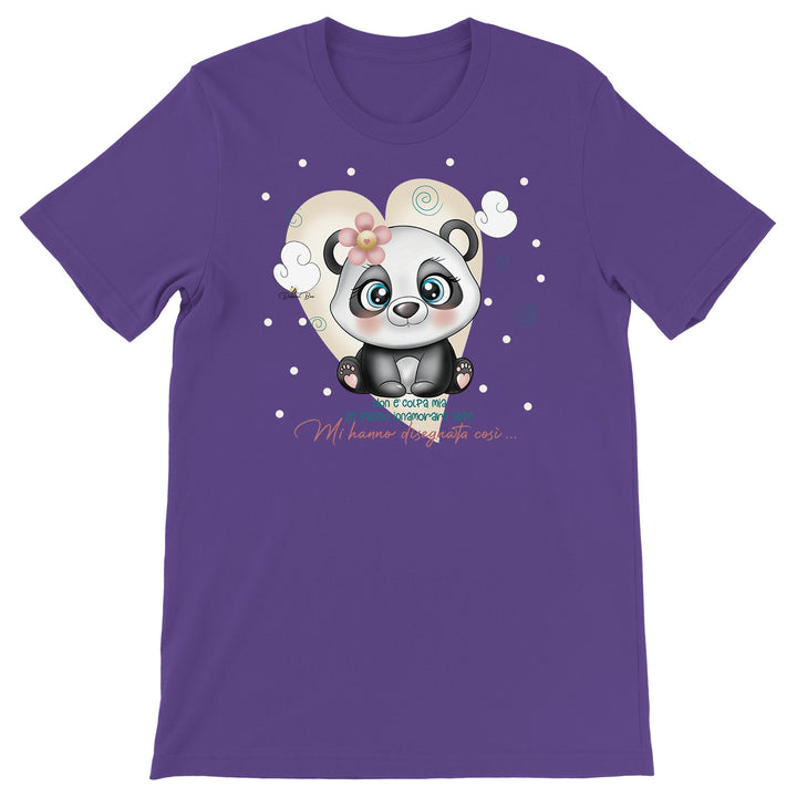 Maglietta Disegnata così dell'album Cinci di Debora Bee, T-Shirt uomo donna e bambino a maniche corte in cotone con girocollo