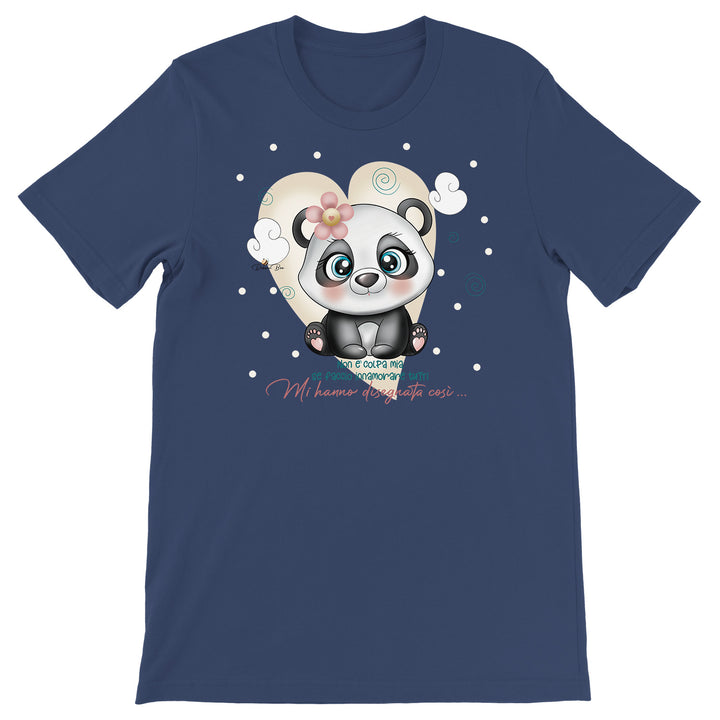 Maglietta Disegnata così dell'album Cinci di Debora Bee, T-Shirt uomo donna e bambino a maniche corte in cotone con girocollo