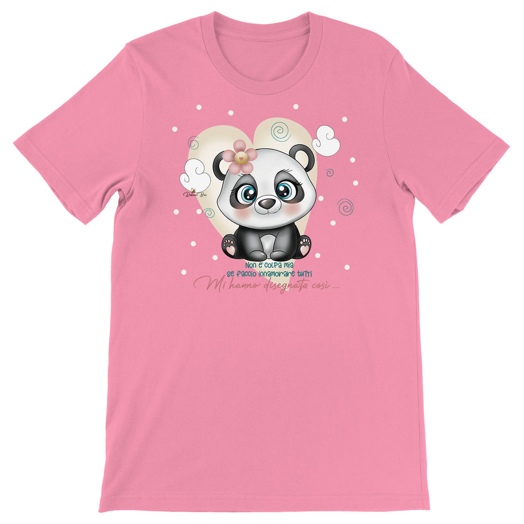 Maglietta Disegnata così dell'album Cinci di Debora Bee, T-Shirt uomo donna e bambino a maniche corte in cotone con girocollo