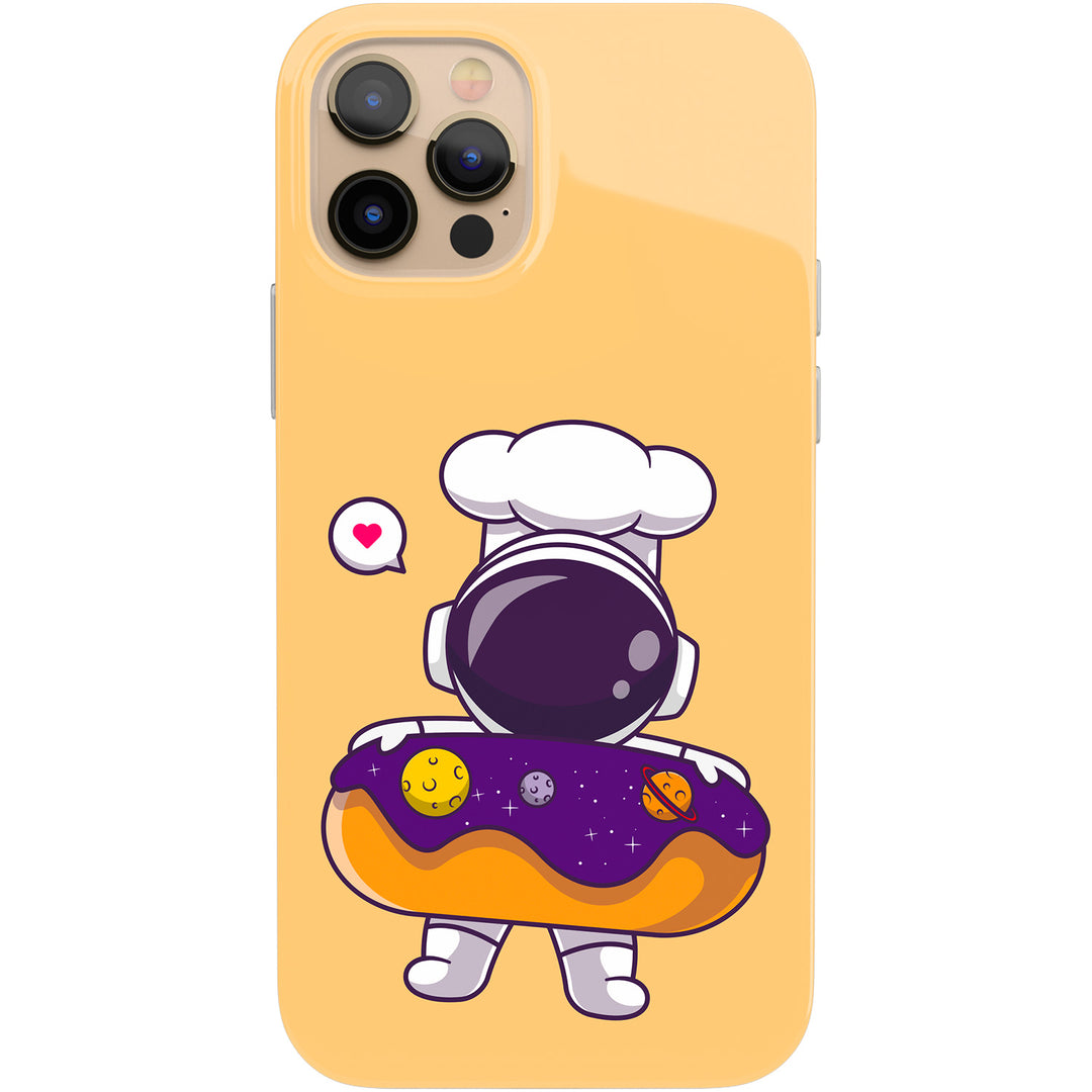 Cover Astronauta chef con Donut dell'album Astronauta carino di Ideandoo per iPhone, Samsung, Xiaomi e altri