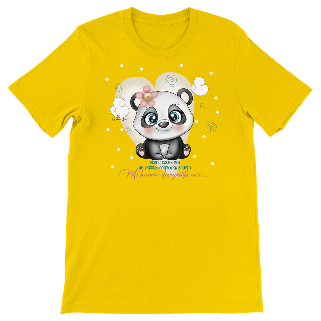 Maglietta Disegnata così dell'album Cinci di Debora Bee, T-Shirt uomo donna e bambino a maniche corte in cotone con girocollo