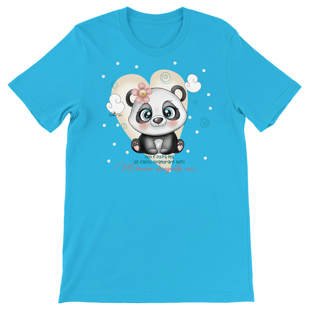 Maglietta Disegnata così dell'album Cinci di Debora Bee, T-Shirt uomo donna e bambino a maniche corte in cotone con girocollo