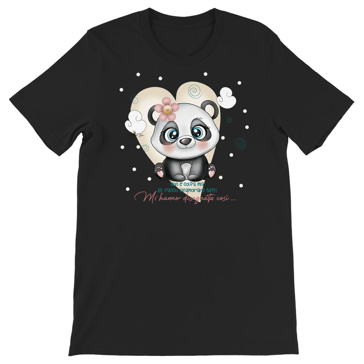 Maglietta Disegnata così dell'album Cinci di Debora Bee, T-Shirt uomo donna e bambino a maniche corte in cotone con girocollo