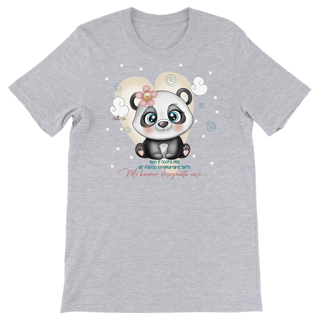 Maglietta Disegnata così dell'album Cinci di Debora Bee, T-Shirt uomo donna e bambino a maniche corte in cotone con girocollo