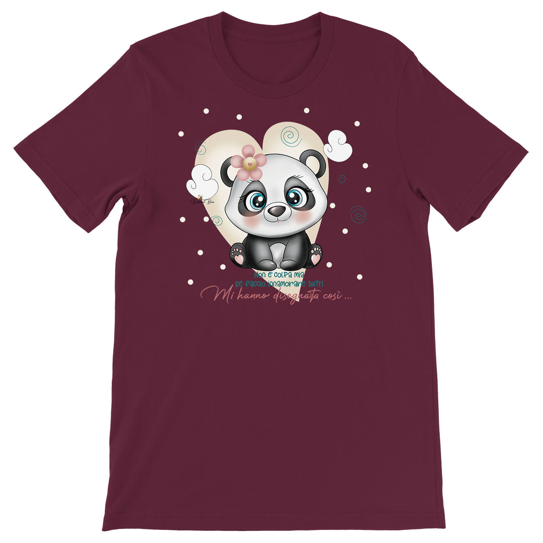 Maglietta Disegnata così dell'album Cinci di Debora Bee, T-Shirt uomo donna e bambino a maniche corte in cotone con girocollo