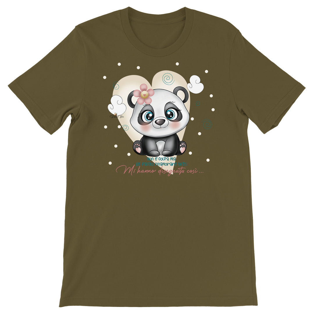 Maglietta Disegnata così dell'album Cinci di Debora Bee, T-Shirt uomo donna e bambino a maniche corte in cotone con girocollo