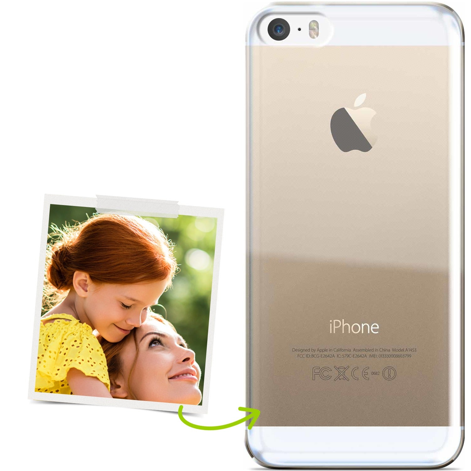 Custodia Personalizzata Per IPhone SE 2020 (Morbida Gel Trasparente) Con Nome E Cuore - Tullun Designs