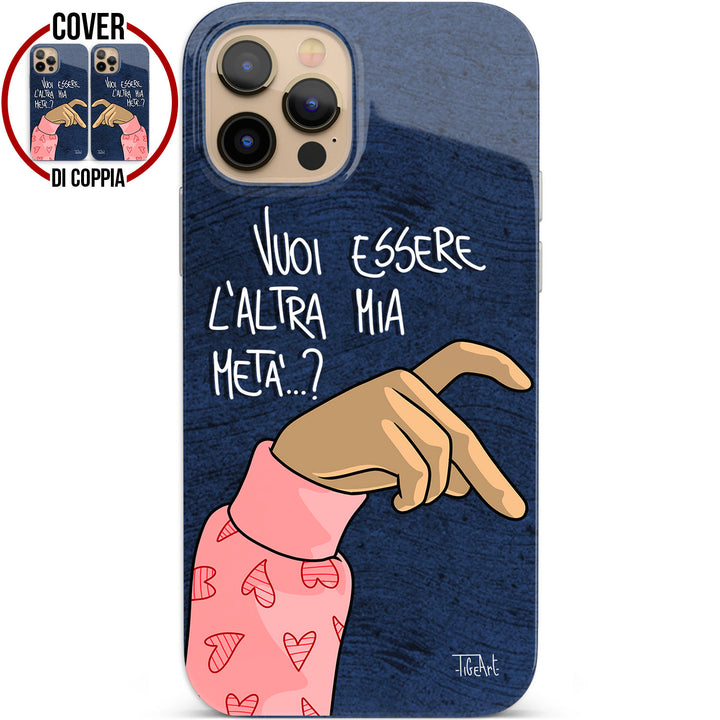 Cover L'altra metà LGBT (Sinistra F) dell'album Oggi domani e per sempre di TiGeArt per iPhone, Samsung, Xiaomi e altri