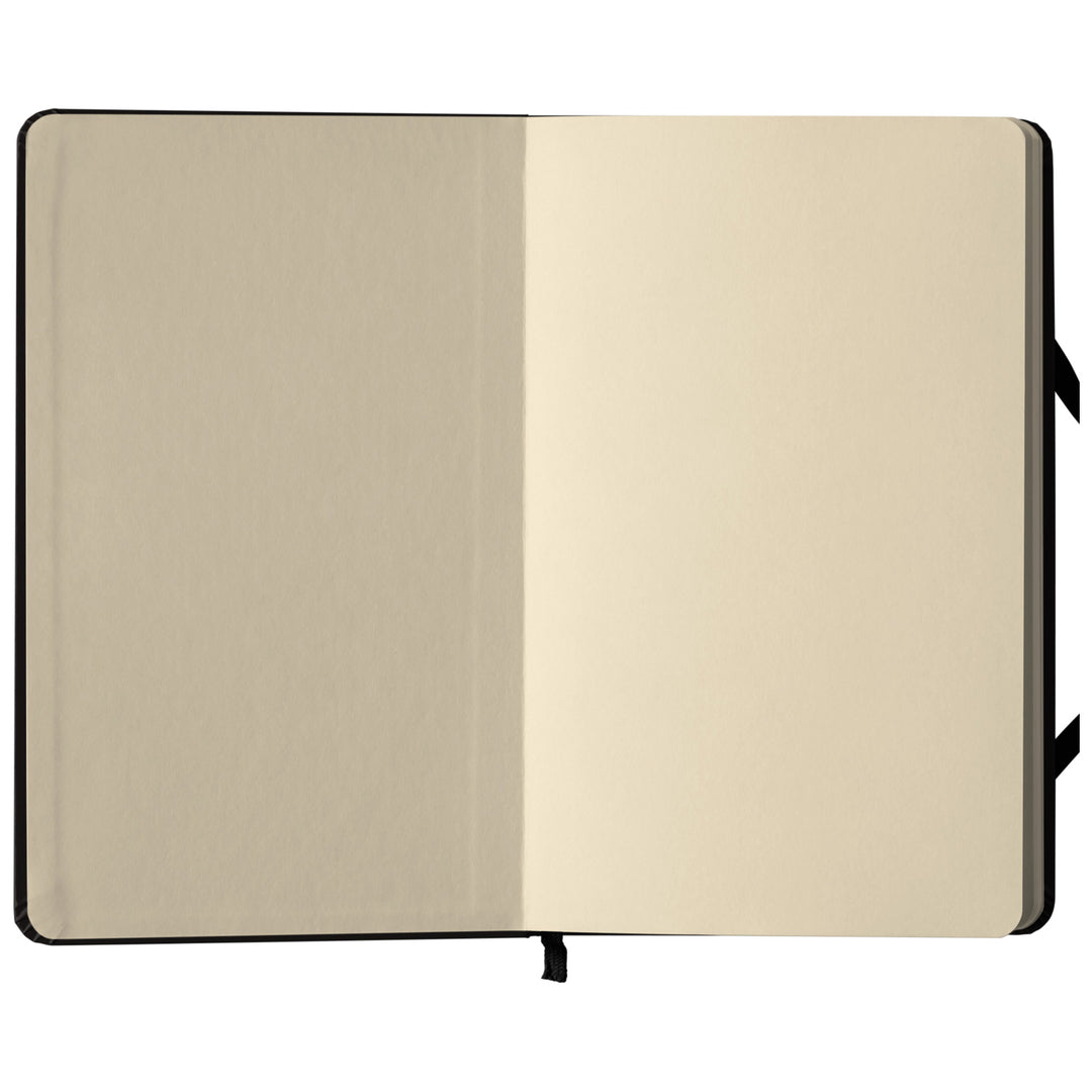 Taccuino Pretending dell'album Linea Taccuini di Linea Daria: copertina soft touch in 8 colori, con chiusura e segnalibro coordinati
