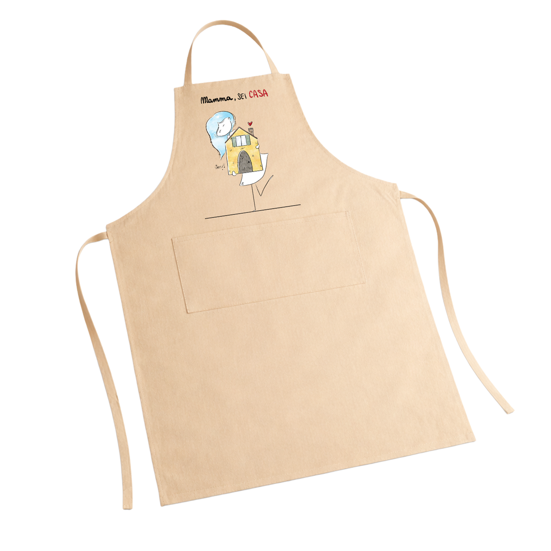 Grembiule “Mamma, Sei Casa” – Design Cherry’s  Idea Regalo Emotiva