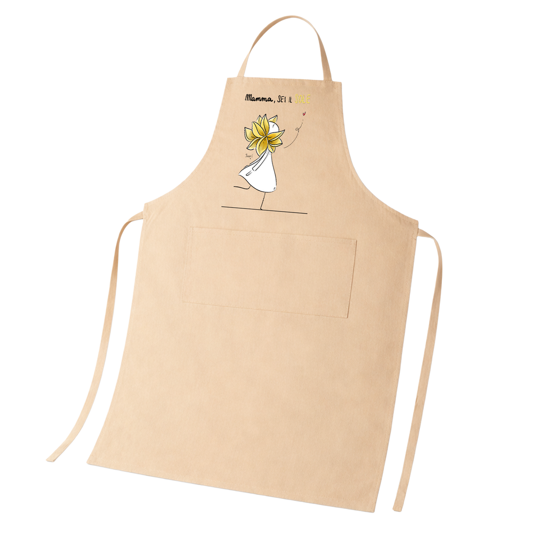 Grembiule “Mamma, Sei il Sole”  Design Cherry’s Idea Regalo