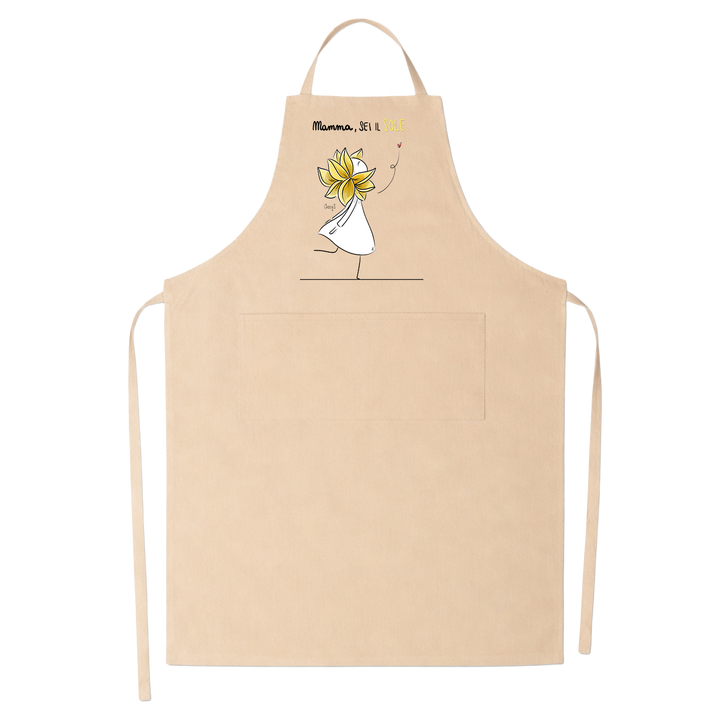 Grembiule “Mamma, Sei il Sole”  Design Cherry’s Idea Regalo