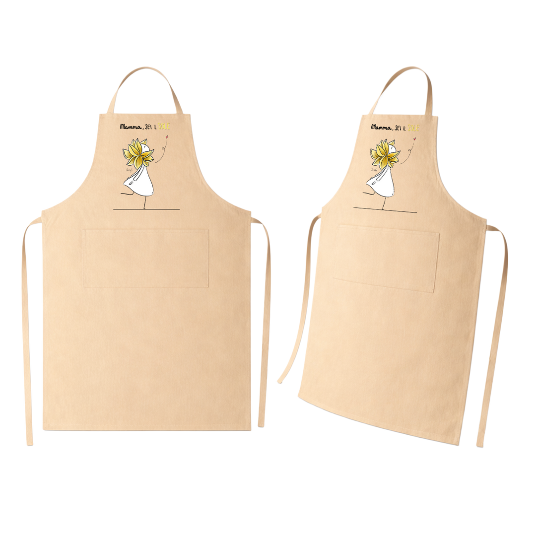 Grembiule “Mamma, Sei il Sole”  Design Cherry’s Idea Regalo