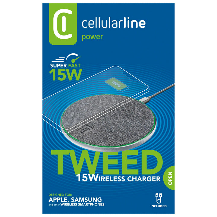 Caricabatterie Wireless Tweed - Cellularline