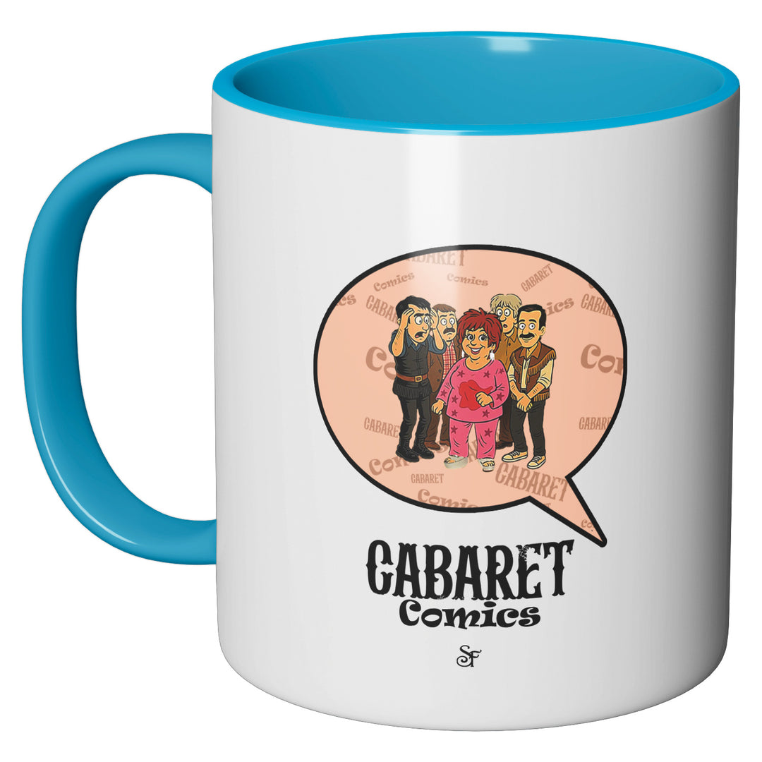Tazza in ceramica Cabaret Comics - rosa dell'album The Nightingale of Cavriago in comics - Tazze di SF Creator & Co perfetta idea regalo
