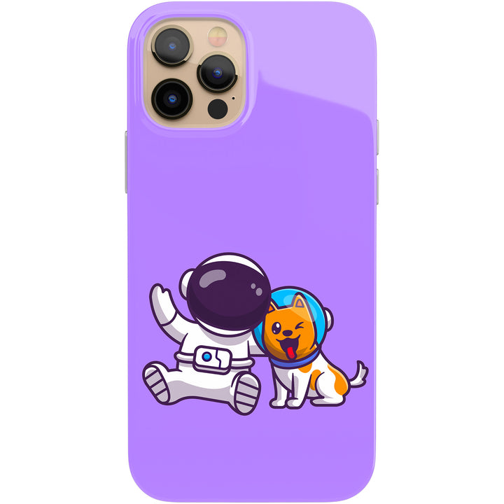 Cover Astronauta e cane dell'album Astronauta carino di Ideandoo per iPhone, Samsung, Xiaomi e altri