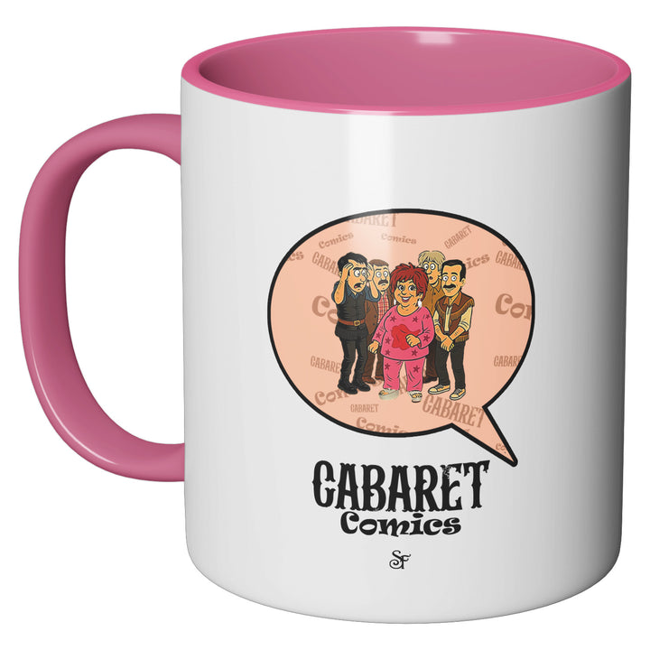 Tazza in ceramica Cabaret Comics - rosa dell'album The Nightingale of Cavriago in comics - Tazze di SF Creator & Co perfetta idea regalo