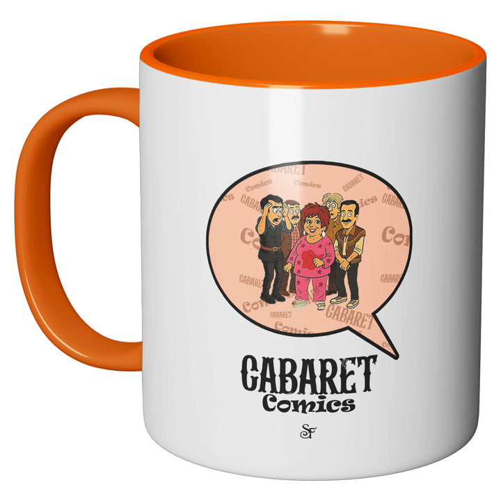 Tazza in ceramica Cabaret Comics - rosa dell'album The Nightingale of Cavriago in comics - Tazze di SF Creator & Co perfetta idea regalo
