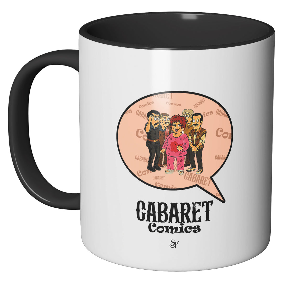 Tazza in ceramica Cabaret Comics - rosa dell'album The Nightingale of Cavriago in comics - Tazze di SF Creator & Co perfetta idea regalo