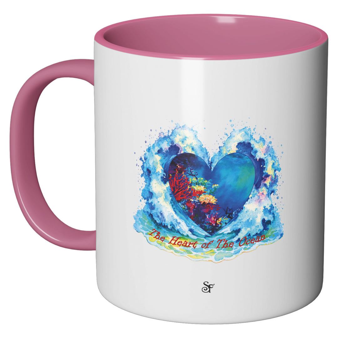 Tazza in ceramica The Heart of the Ocean in Winter dell'album Winter Fantasies From the World - Tazze di SF Creator perfetta idea regalo