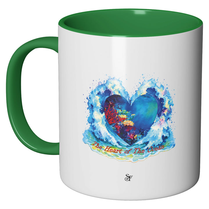 Tazza in ceramica The Heart of the Ocean in Winter dell'album Winter Fantasies From the World - Tazze di SF Creator perfetta idea regalo
