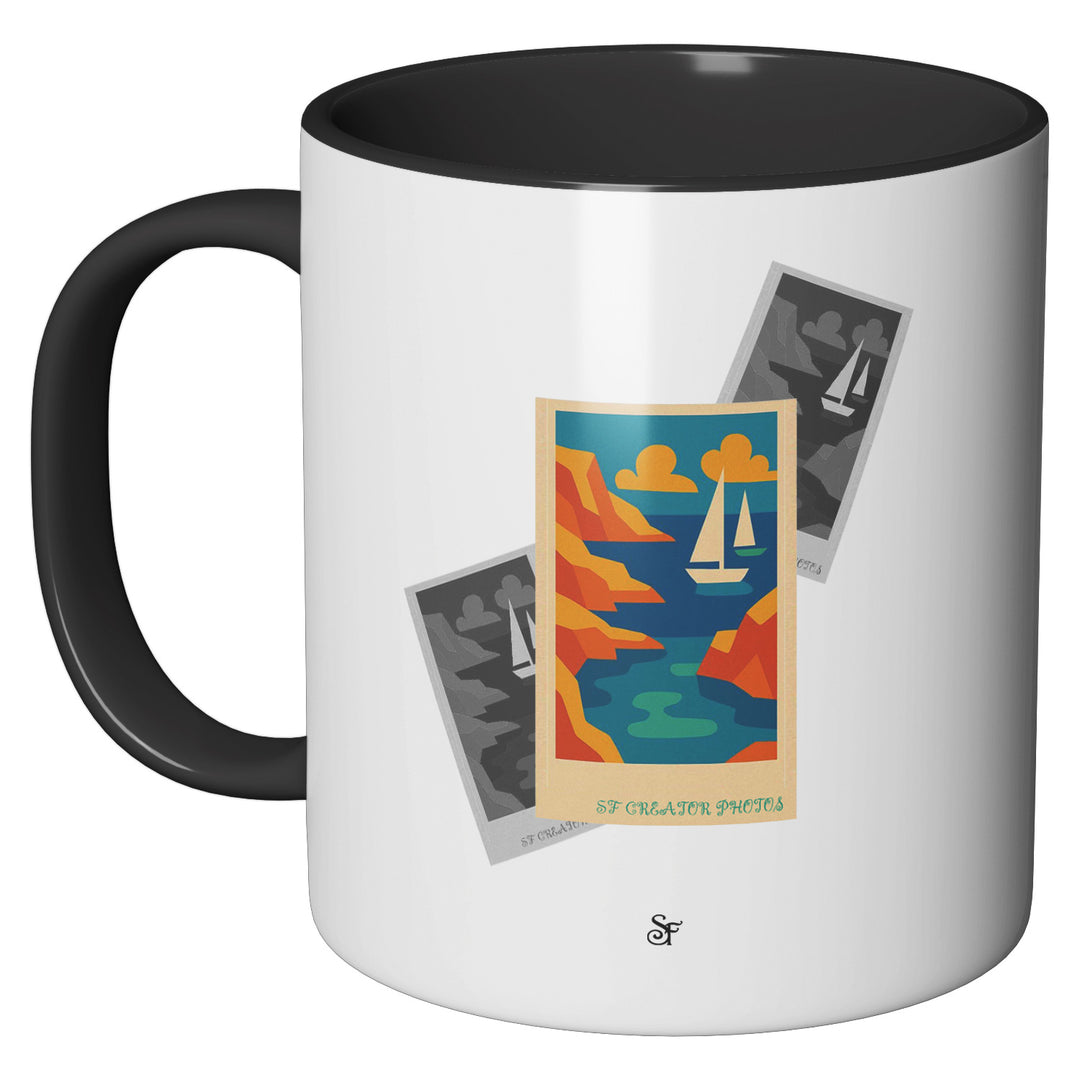 Tazza in ceramica Modern Sea in Winter dell'album Winter Fantasies From the World - Tazze di SF Creator perfetta idea regalo