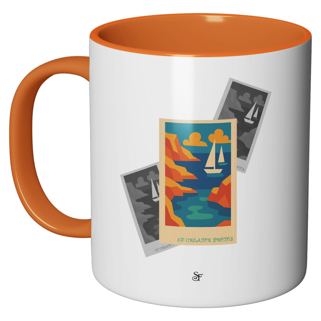 Tazza in ceramica Modern Sea in Winter dell'album Winter Fantasies From the World - Tazze di SF Creator perfetta idea regalo