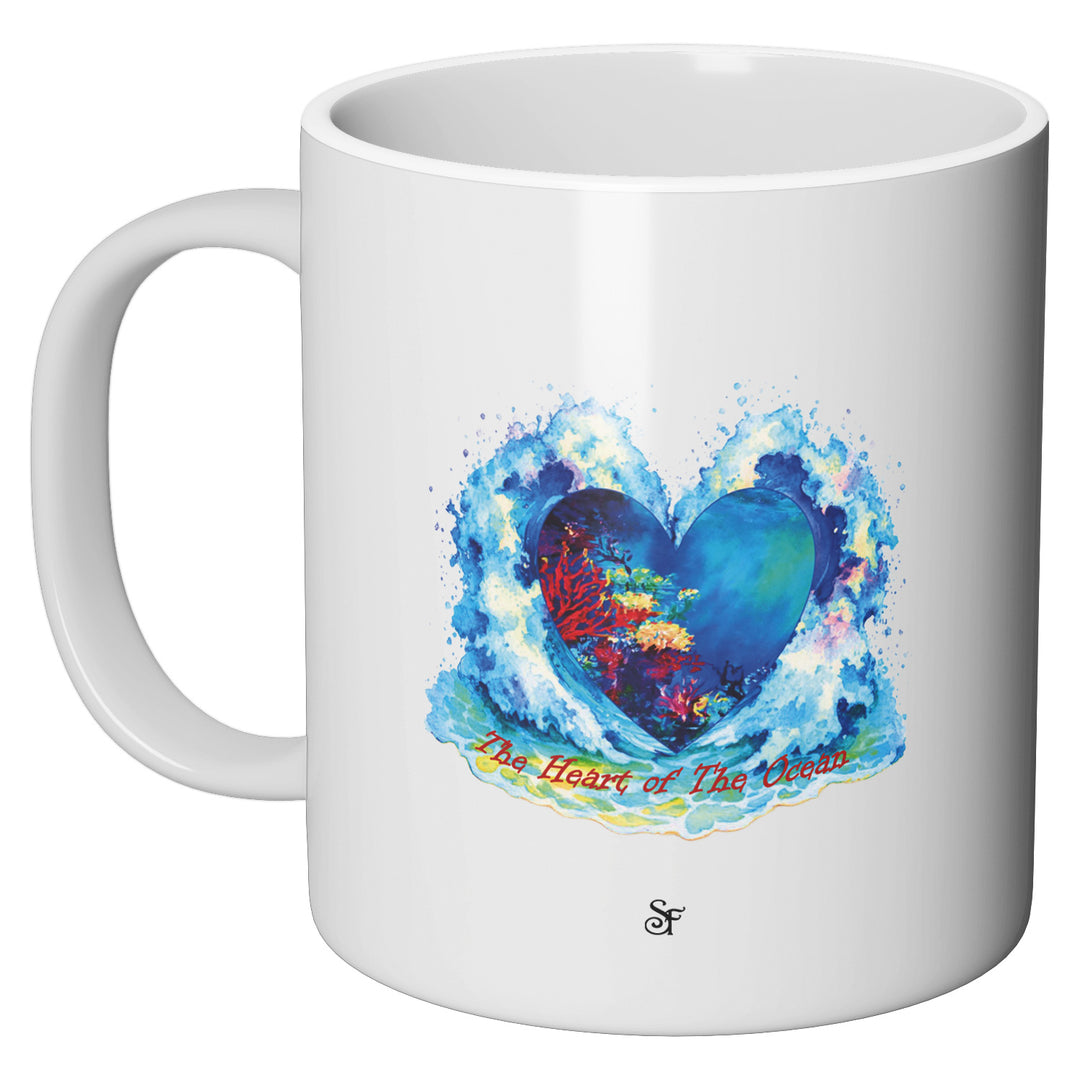 Tazza in ceramica The Heart of the Ocean in Winter dell'album Winter Fantasies From the World - Tazze di SF Creator perfetta idea regalo