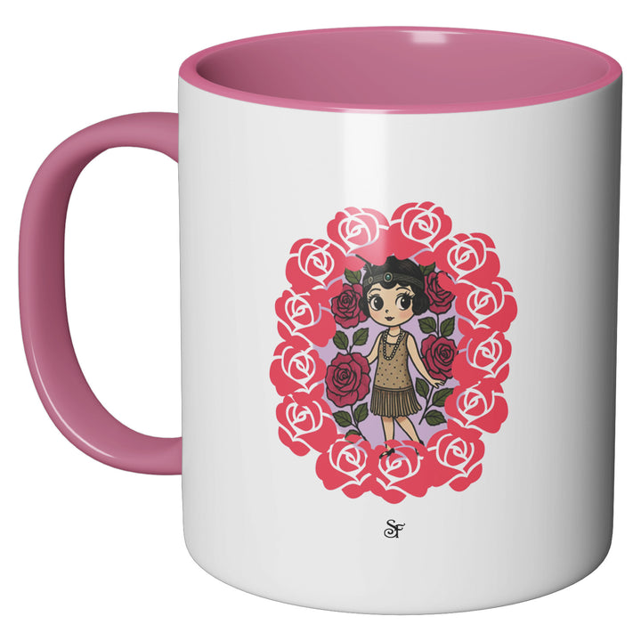 Tazza in ceramica Betty and Rose in Winter dell'album Winter Fantasies From the World - Tazze di SF Creator perfetta idea regalo