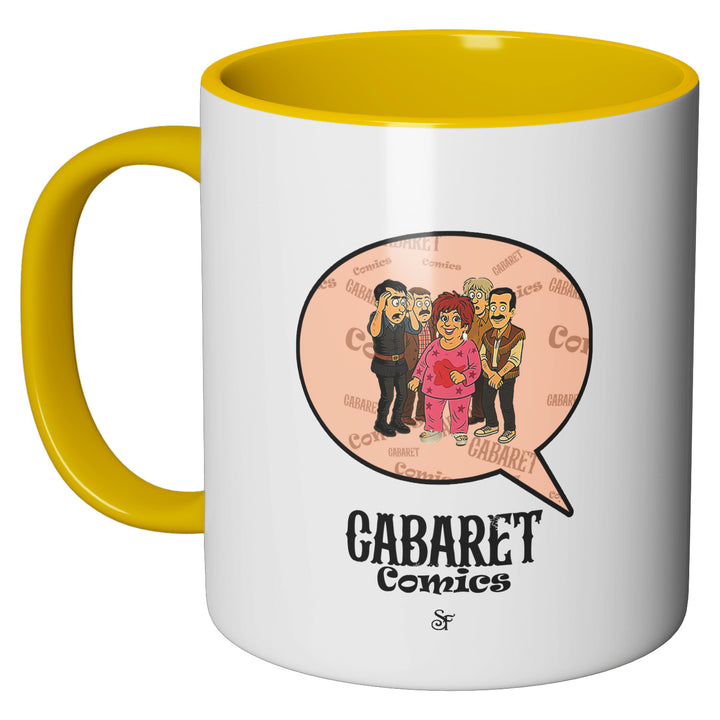 Tazza in ceramica Cabaret Comics - rosa dell'album The Nightingale of Cavriago in comics - Tazze di SF Creator & Co perfetta idea regalo