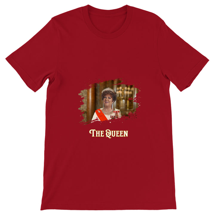 Maglietta The Queen dell'album La regina di Giuseppe Capizzi, T-Shirt uomo donna e bambino a maniche corte in cotone con girocollo