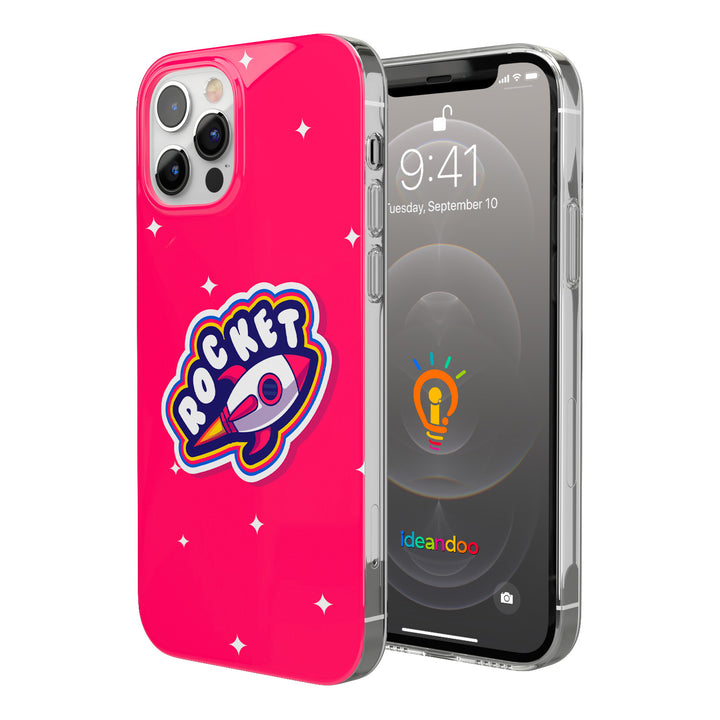 Cover Razzo dell'album Spazio stellare di Ideandoo per iPhone, Samsung, Xiaomi e altri