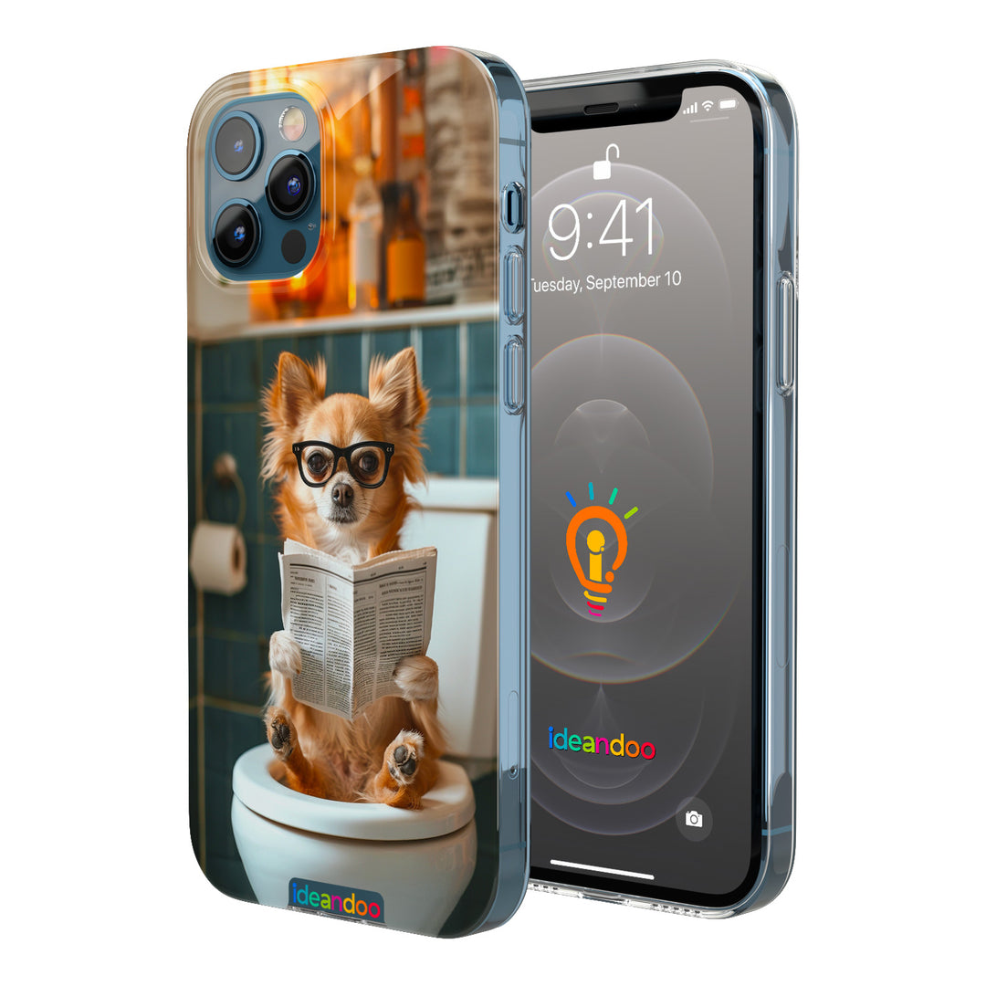 Cover Chihuahua in bagno dell'album Do not disturb di Ideandoo per iPhone, Samsung, Xiaomi e altri