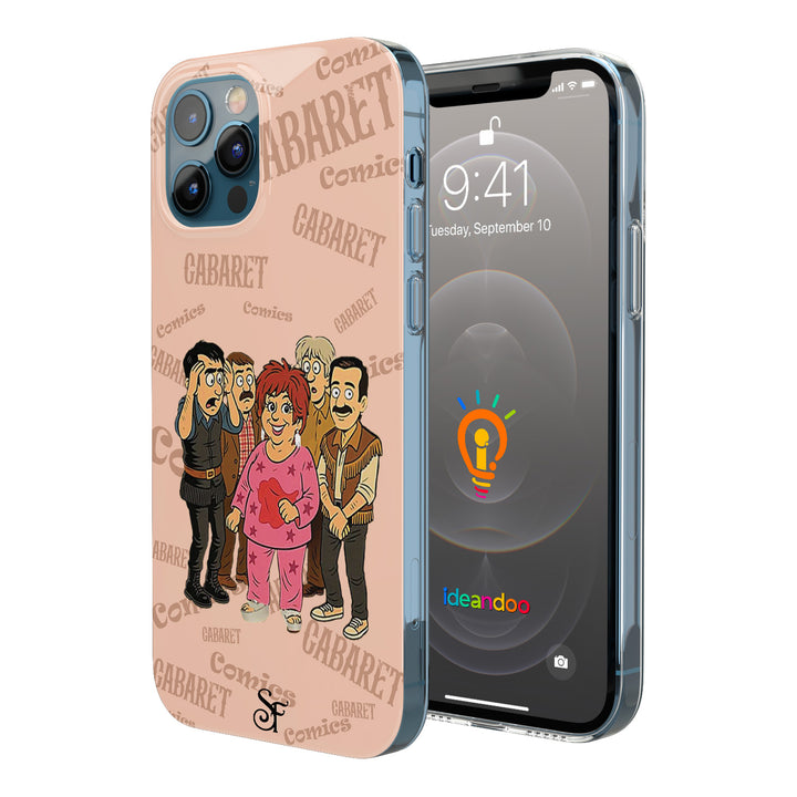 Cover Cabaret Comics - rosa dell'album The Nightingale of Cavriago in comics - cover di SF Creator & Co per iPhone, Samsung, Xiaomi e altri