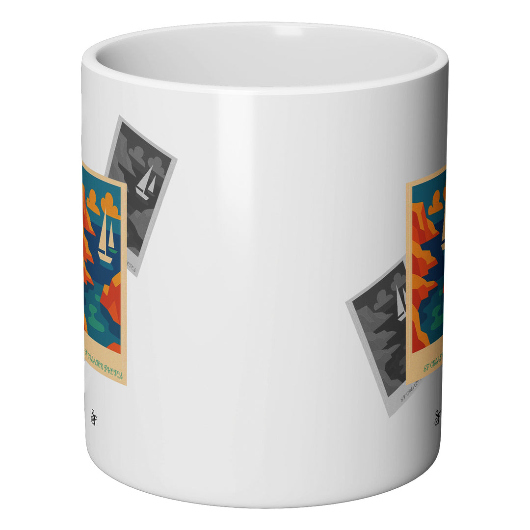 Tazza in ceramica Modern Sea in Winter dell'album Winter Fantasies From the World - Tazze di SF Creator perfetta idea regalo