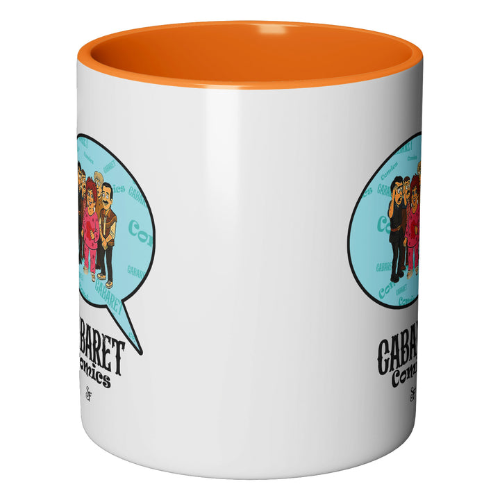 Tazza in ceramica Cabaret Comics - azzurro dell'album The Nightingale of Cavriago in comics - Tazze di SF Creator & Co perfetta idea regalo