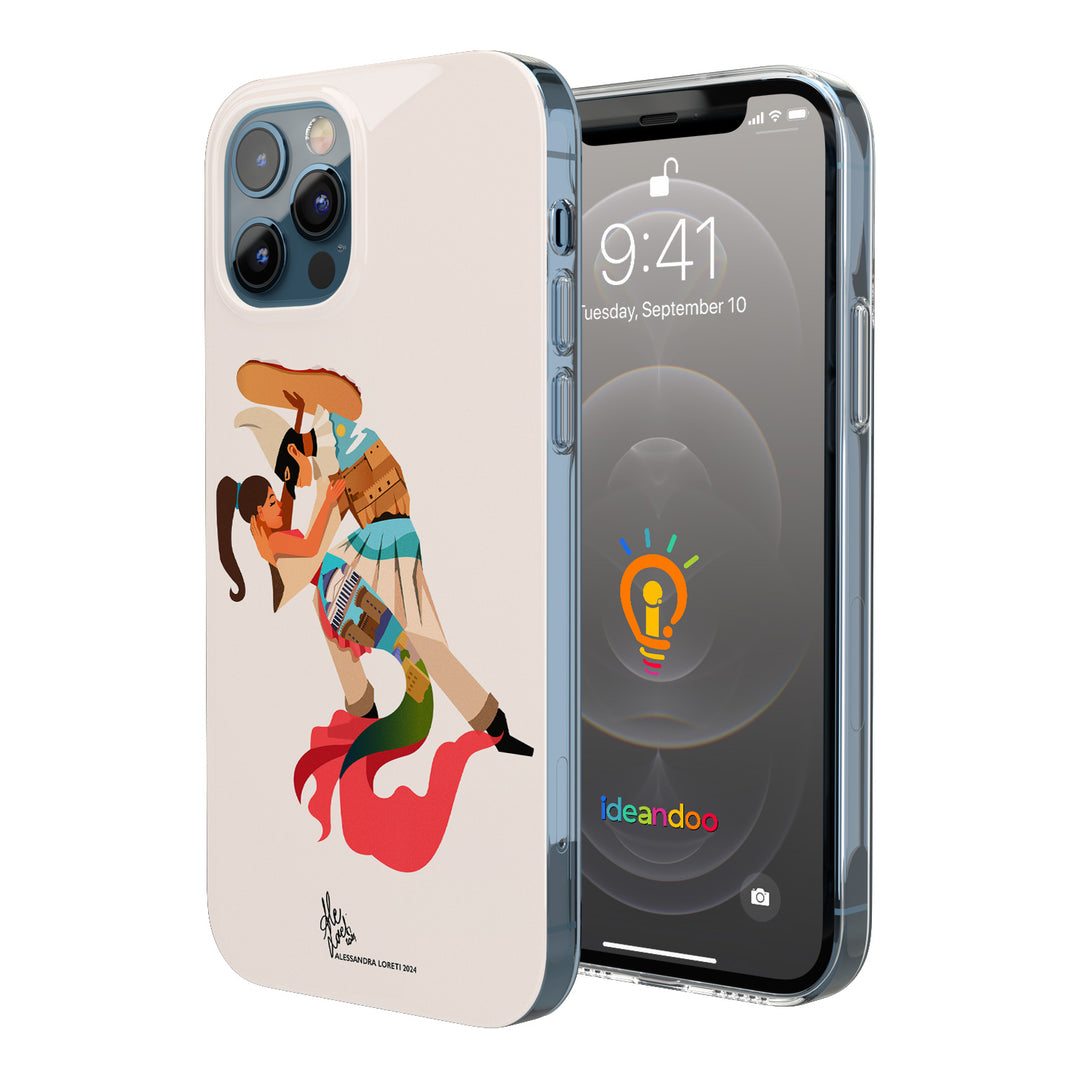 Cover Napoli dell'album Viaggi Illustrati di Alessandra Loreti per iPhone, Samsung, Xiaomi e altri