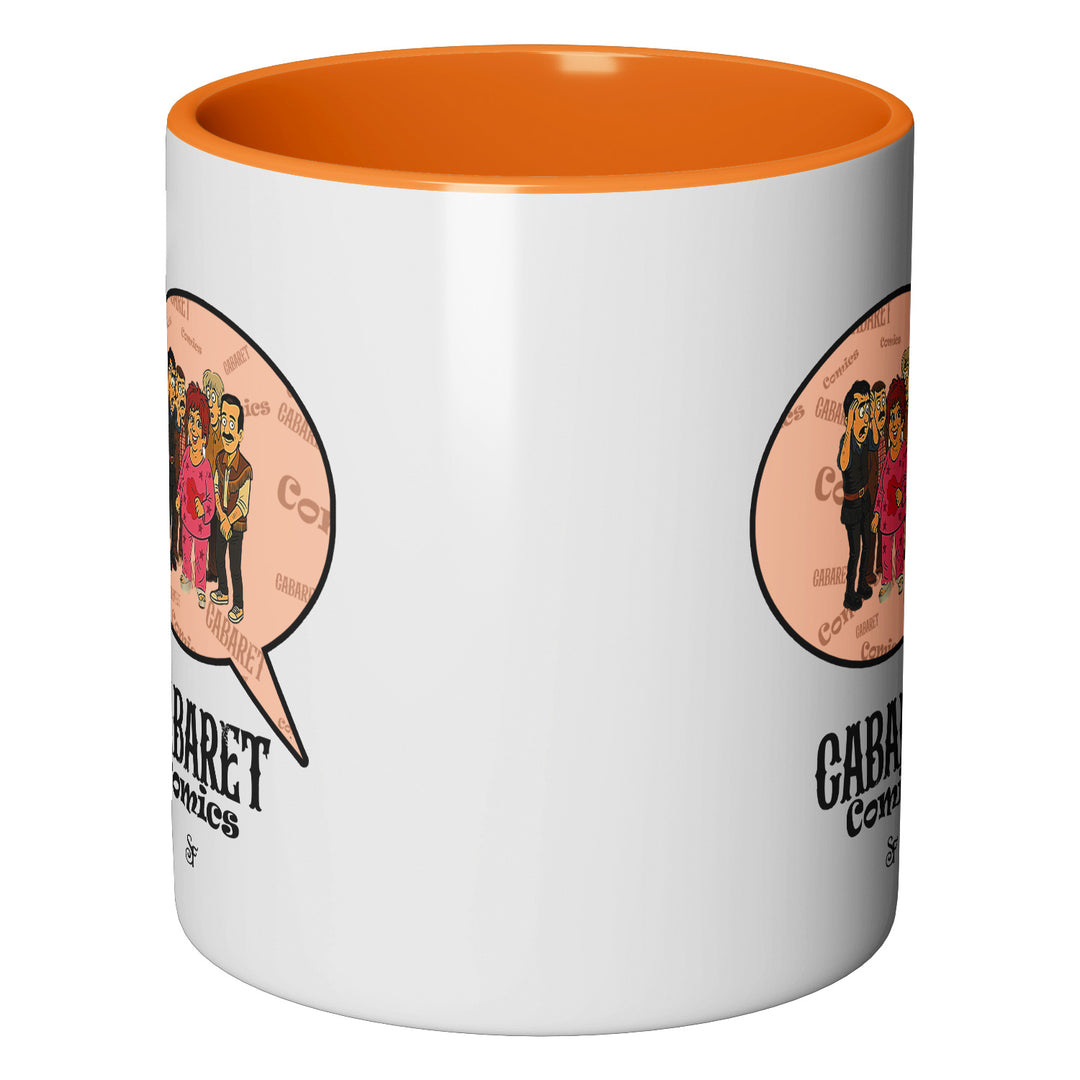 Tazza in ceramica Cabaret Comics - rosa dell'album The Nightingale of Cavriago in comics - Tazze di SF Creator & Co perfetta idea regalo