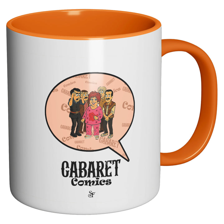 Tazza in ceramica Cabaret Comics - rosa dell'album The Nightingale of Cavriago in comics - Tazze di SF Creator & Co perfetta idea regalo