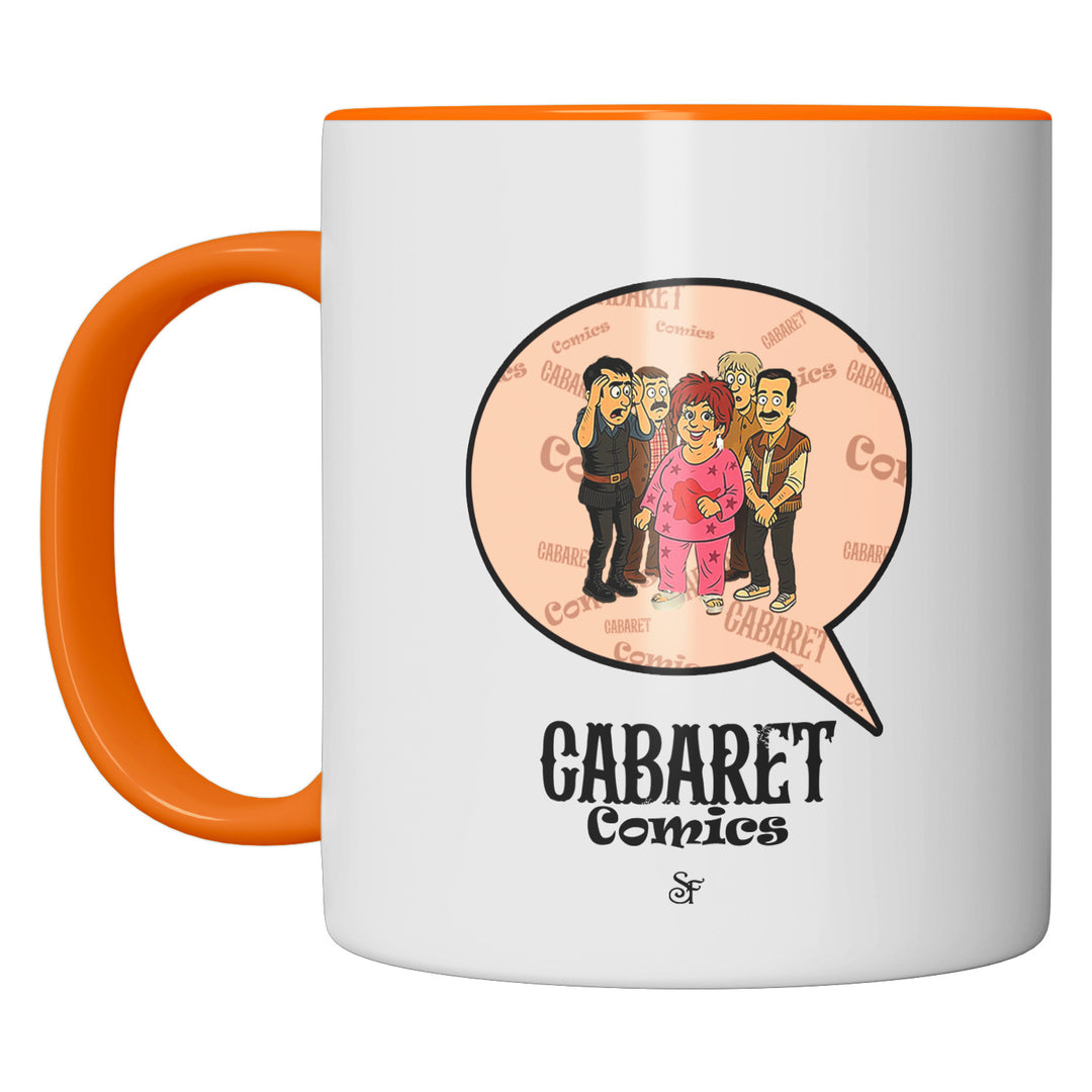 Tazza in ceramica Cabaret Comics - rosa dell'album The Nightingale of Cavriago in comics - Tazze di SF Creator & Co perfetta idea regalo