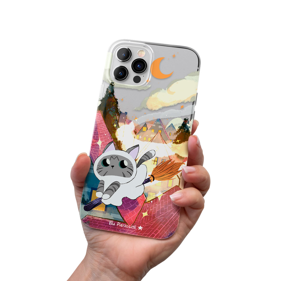 Cover Cat in the sky dell'album Ghost Cats di Blu Pieraccioli per iPhone, Samsung, Xiaomi e altri