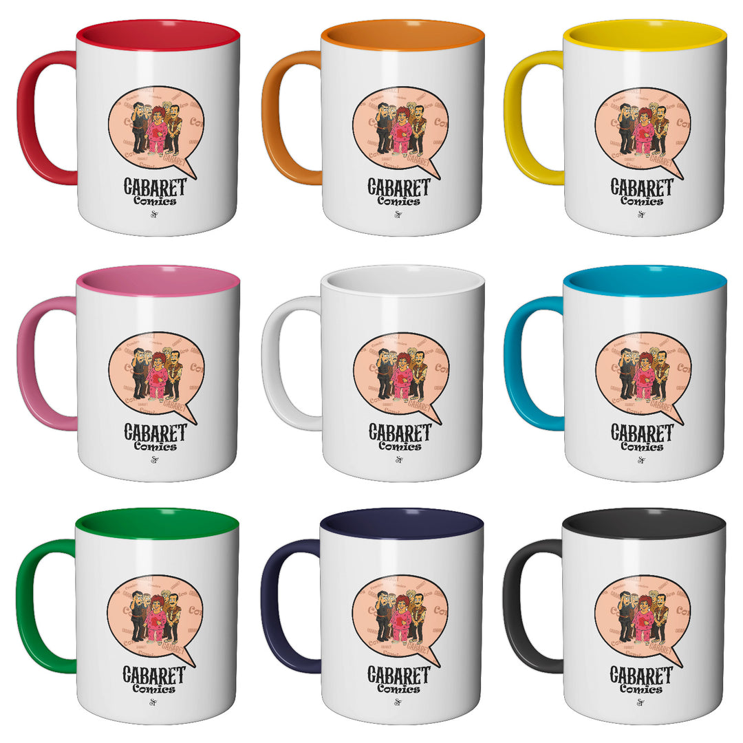Tazza in ceramica Cabaret Comics - rosa dell'album The Nightingale of Cavriago in comics - Tazze di SF Creator & Co perfetta idea regalo