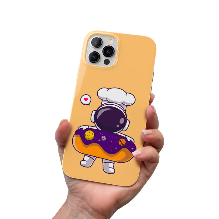 Cover Astronauta chef con Donut dell'album Astronauta carino di Ideandoo per iPhone, Samsung, Xiaomi e altri