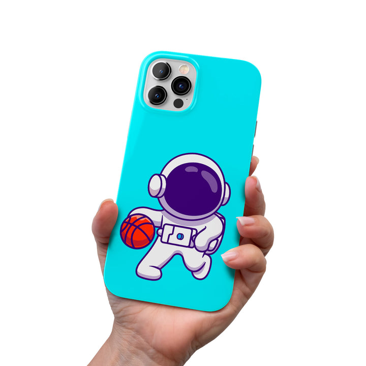 Cover Astronauta basketball player dell'album Astronauta carino di Ideandoo per iPhone, Samsung, Xiaomi e altri