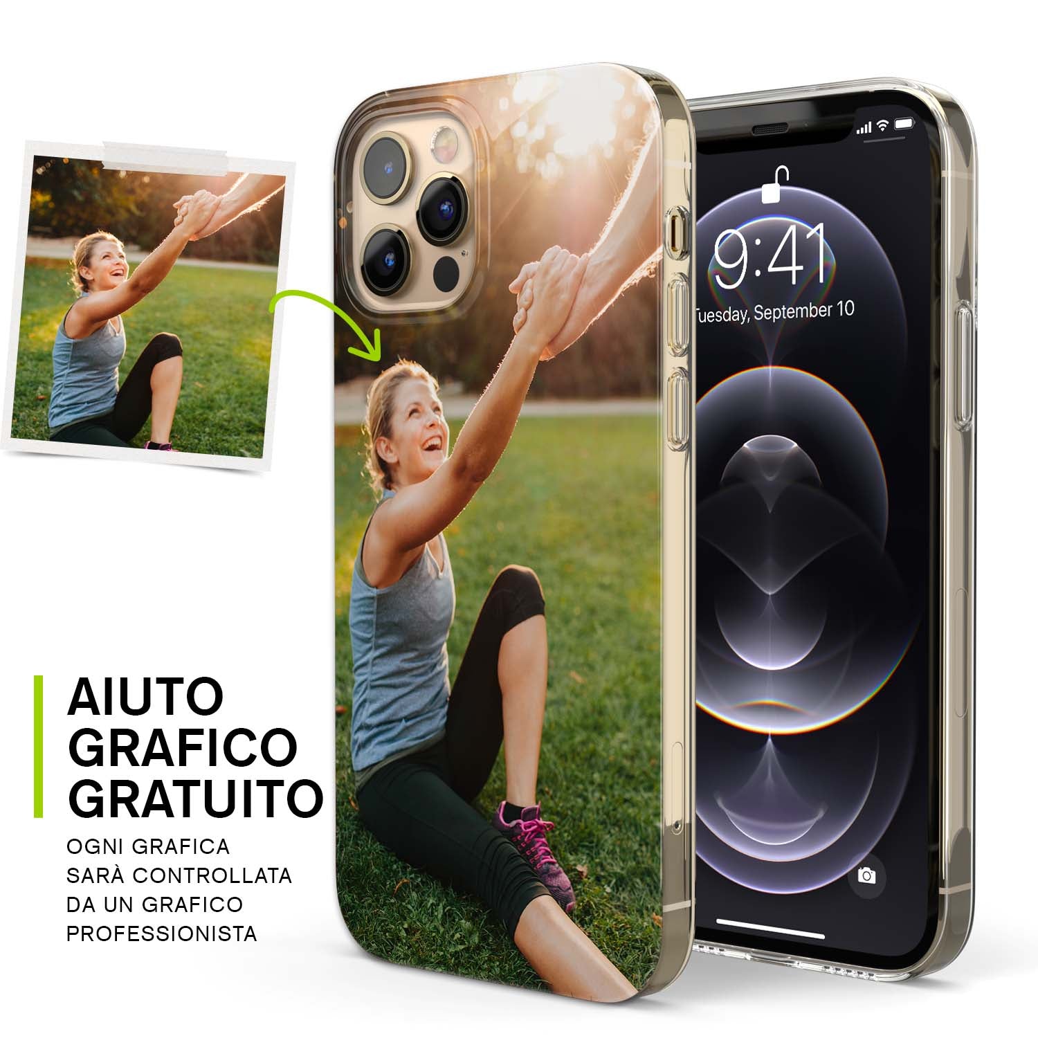 Custodia Personalizzata In Gel Trasparente Per Huawei Y5 2019 – Cover Morbida Con Tua Fotografia, Stampa UV, Made In Spain