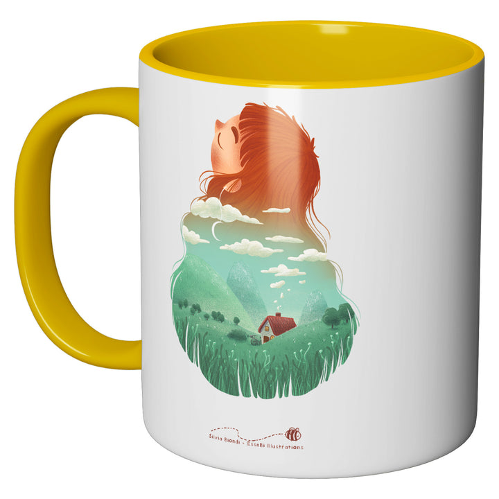 Tazza in ceramica Home dell'album Happy Mug di Essebì - Silvia Biondi perfetta idea regalo