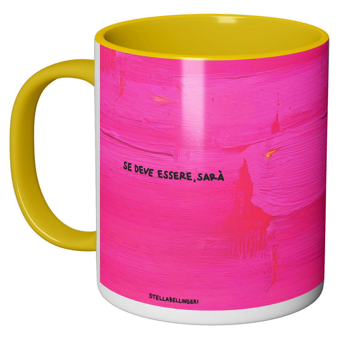 Tazza in ceramica Se deve essere, sarà dell'album Therapy mug di Stella Bellingeri perfetta idea regalo